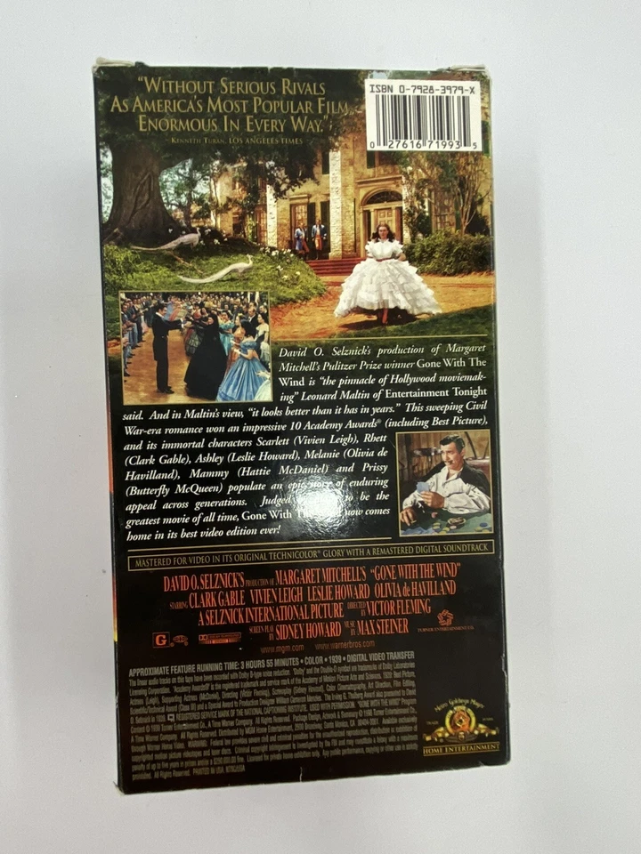 Gone With the Wind VHS - 2 Tape Box Set - Image 2 of 4