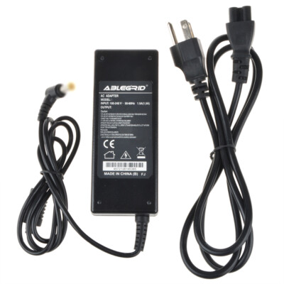 AC Adapter for Sony VAIO VGP-AC19V37 VGP-AC19V33 VPC-W VGN-S3 Power Supply Cord