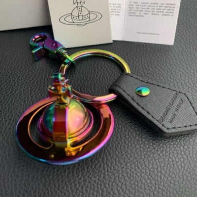 ☆新品☆ Vivienne Westwood DEBBIE KEYRING Vivienne Westwood Key Ring DEBBIE 3D Orb Bag Charm Rainbow