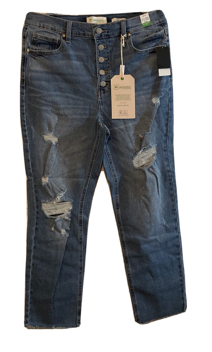 RE Generation by Celebrity Pink Womens SOLAR Slim Straight Hi Rise