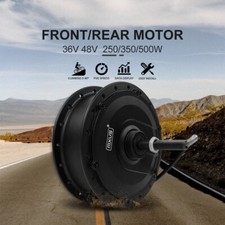 E-bike Motor 36V 48V 250W 350W 500W E-bike Front Rear Wheel Drive Hub Motor
