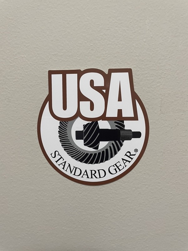 USA STANDARD GEAR racing sticker/decal