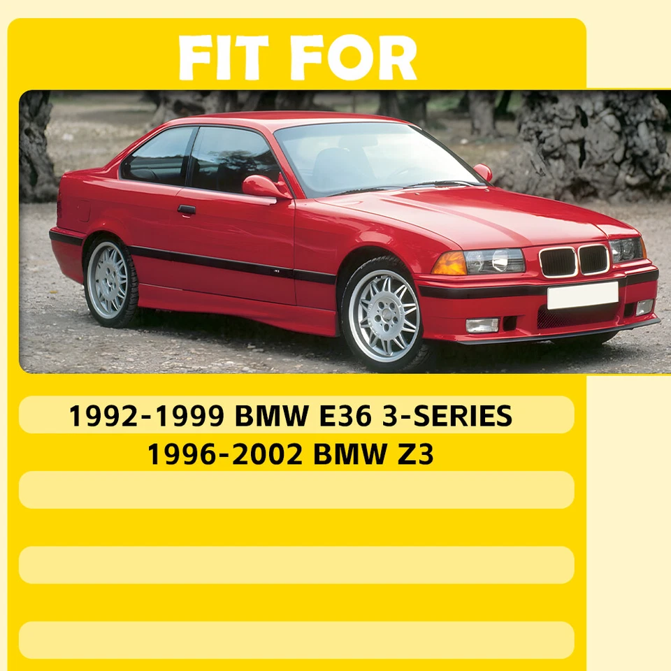 PARA BMW E36 1992-1999 Serie 3 Izquierda Derecha Interior Puerta Manija Tapicería 51228219024 Foto 3 de 4