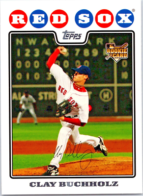 2008 Topps #232 Clay Buchholz Rookie Card (RC) Boston Red Sox | eBay