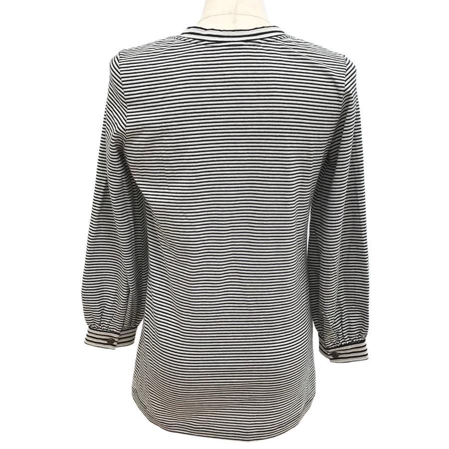 CHANEL サイズ　36　グレー Chanel Authentic Women Long Sleeve T-shirt White Black Gray