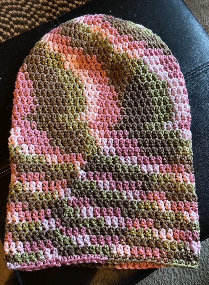 ¡Máscara de esquí/balaclava de ganchillo para mujer! ¡Mantén la cara caliente! Camuflaje rosa Foto 3 de 4