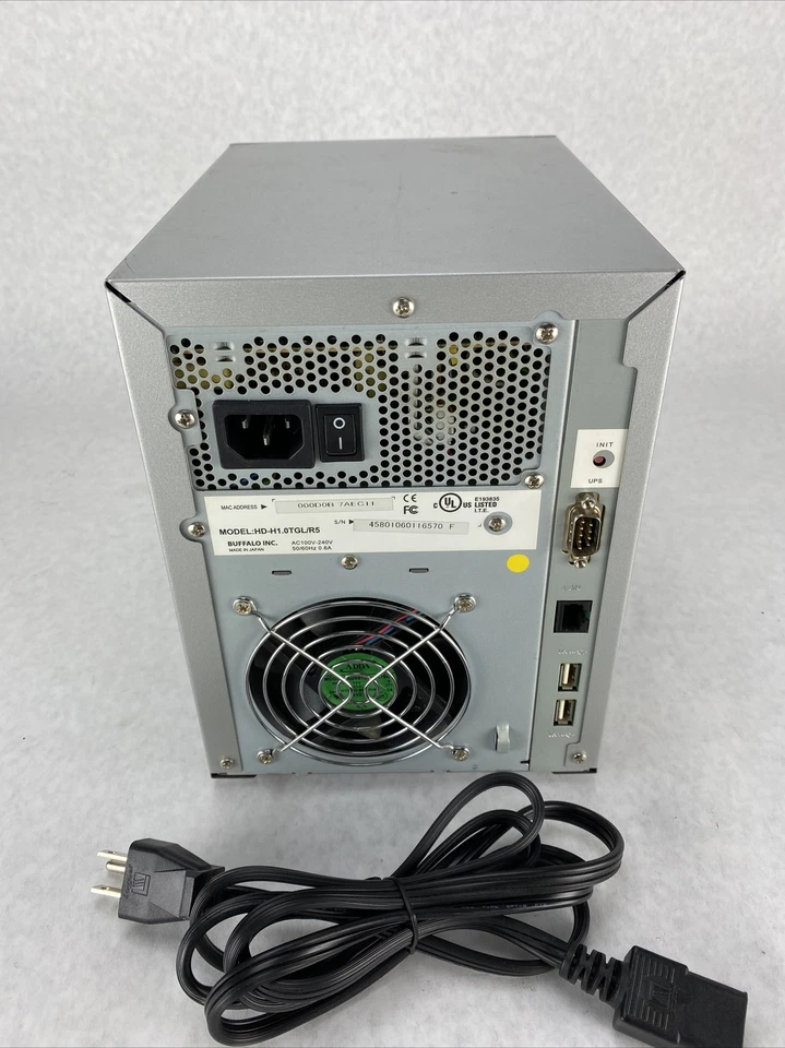 Buffalo HD-H1.0TGL/R5 Network Attached Storage - Image 4 of 4