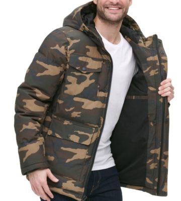 $250 NWT LEVI'S SzM ARCTIC CLOTH FOUR-POCKET HOODED PARKA JACKET