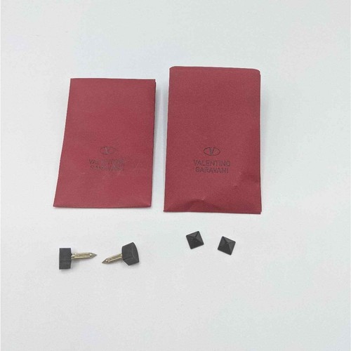 Valentino Garavani cinturino alla caviglia Rockstud rosso nero tacco Stilleto con scatola 37 - Foto 7 di 7