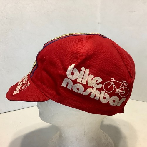 Bike Nashbar Cycling Touring Cap Hat Made in Spain Blue Red White - Picture 2 of 7