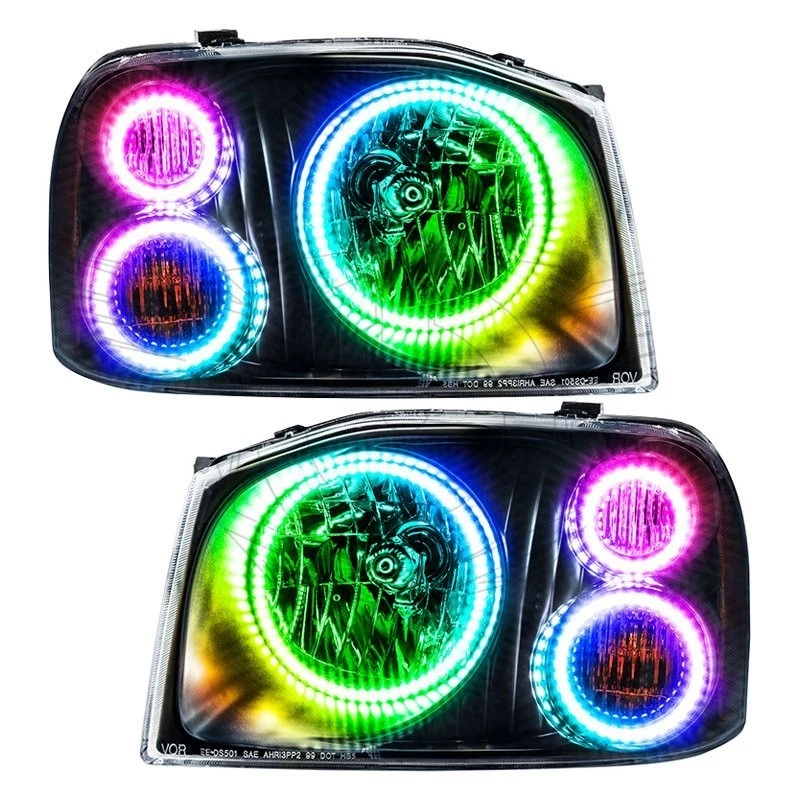 For Nissan Frontier 01-04 ORACLE ColorSHIFT® Halo Light Kit - Triple 3564-334 Foto 3 de 4