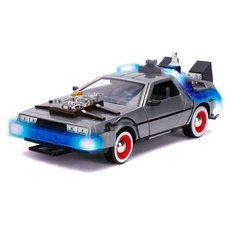 Back to The Future 3 III Time Machine with Lights Jada 1:24 Diecast BTTF New