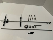 Starrett C251C, 20" Trammels, Extra 20" Beam, Coupler, And Other Attachments