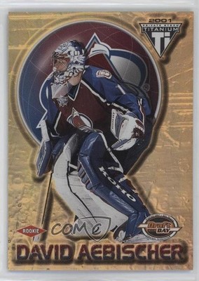 2000 Pacific Private Stock Titanium Draft Edition 764/1000 David Aebischer 0nr3