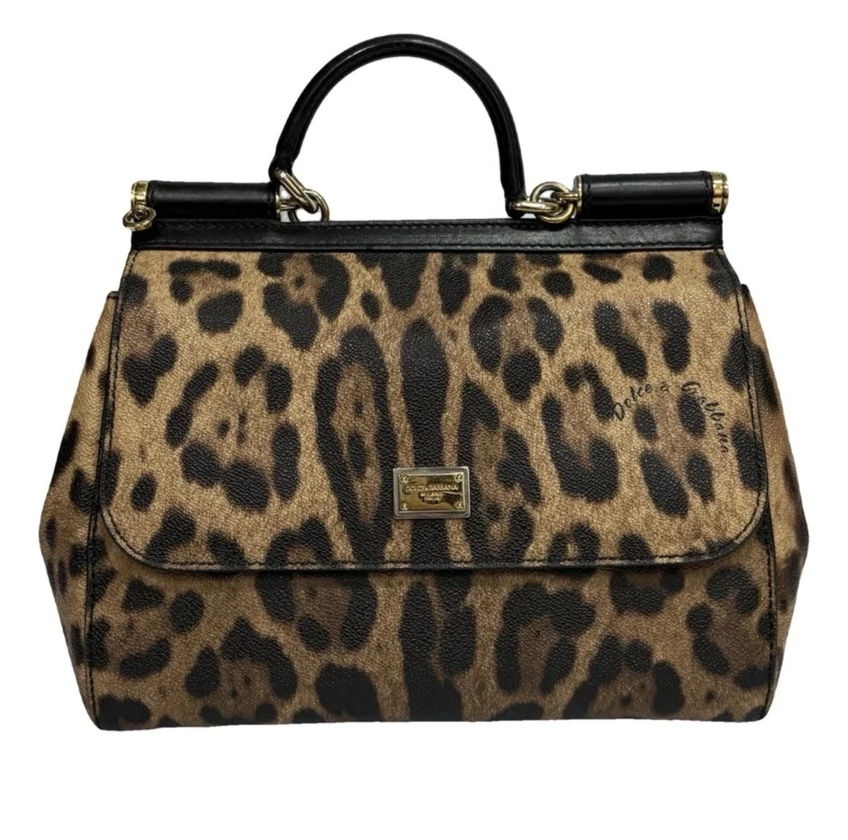Dolce&Gabbana Zip Leather Exterior Bags & Handbags for Women for