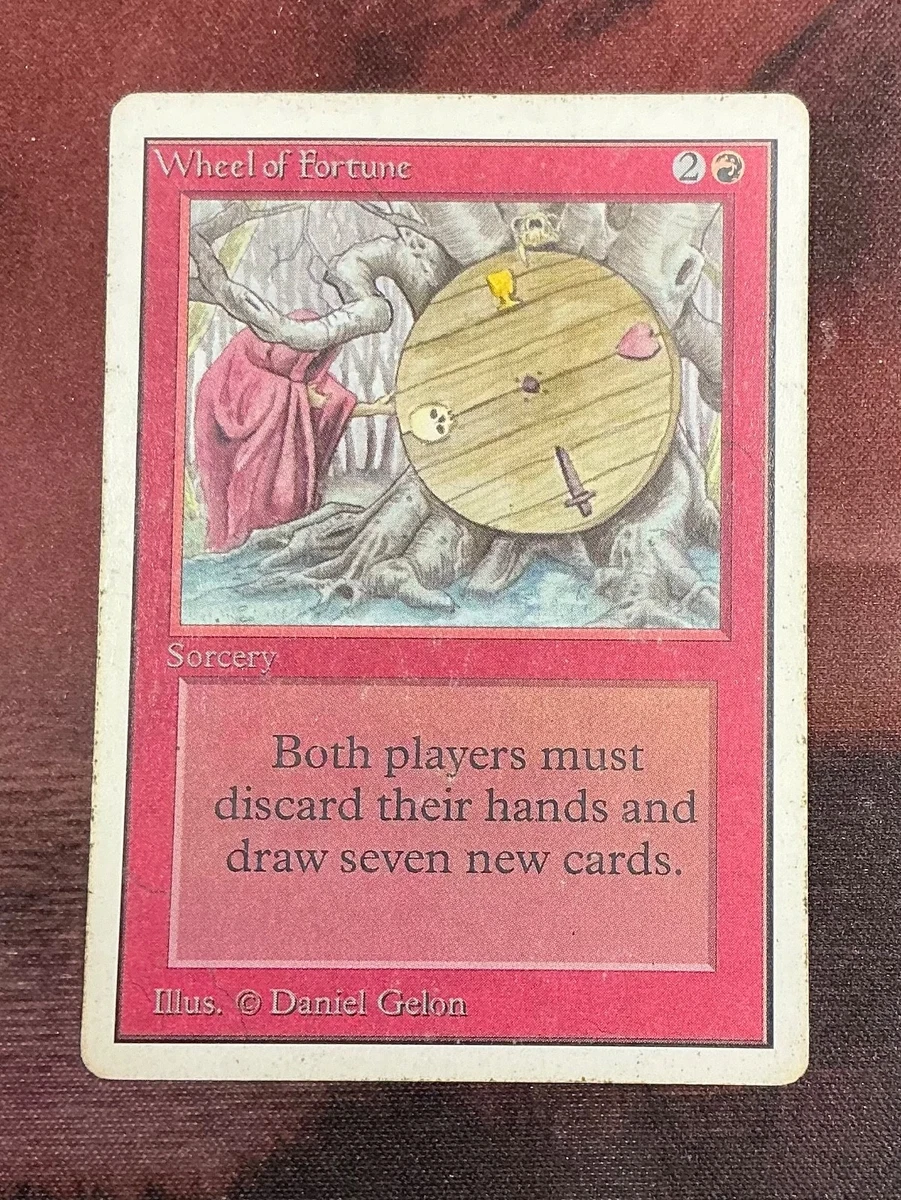 Wheel Of Fortune In Individual Magic: The Gathering Cards for sale