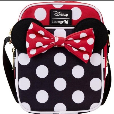 LOUNGEFLY - Disney Minnie Rocks The Dots Passport Crossbody Bag / New with Tags
