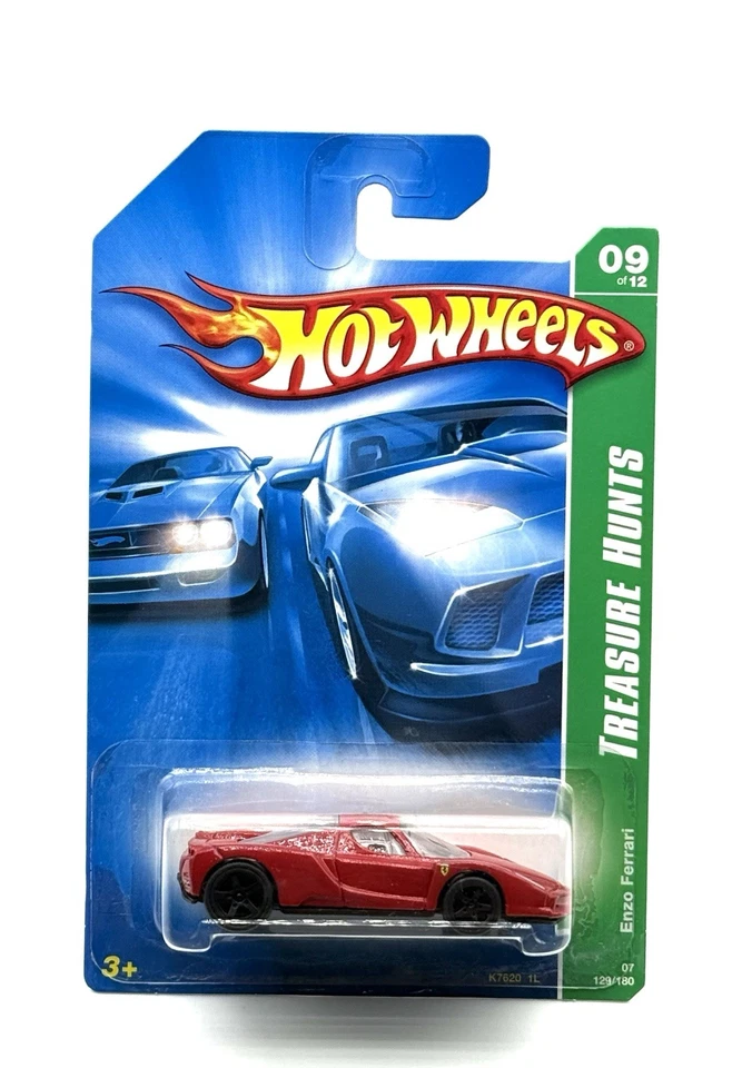 Hot Wheels Enzo Ferrari Treasure Hunts 2007 9/12 rojo super personalizado intercambio de ruedas Foto 4 de 4