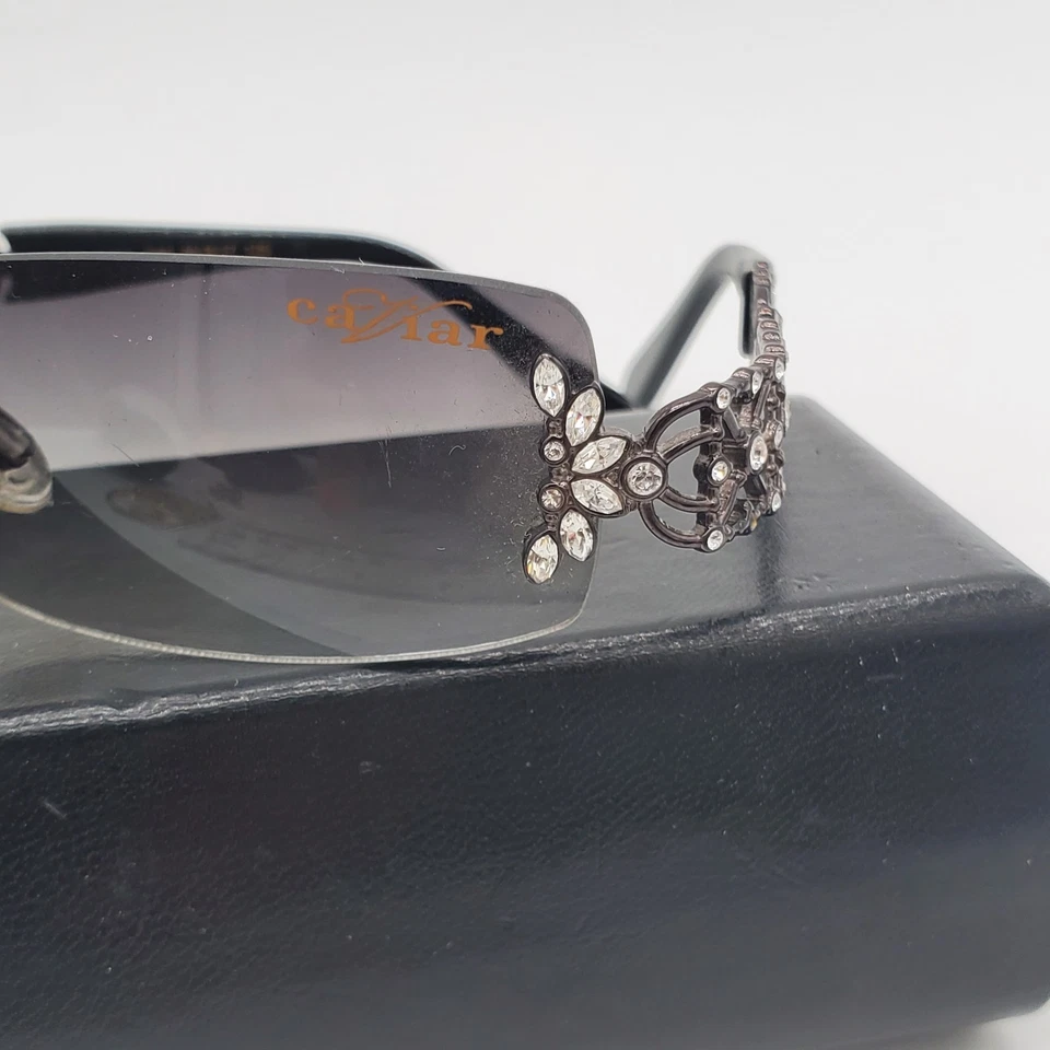 Caviar Champagne Series M 6414 55-17-135 Sunglasses Swarovski Crystals - Image 2 of 4