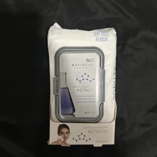 Global Beauty Care Retinol  Cleansing Facial Towlettes Makeup Remover Wipes 