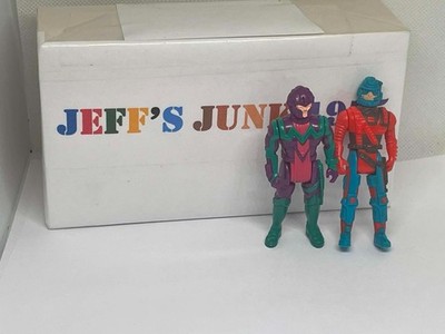 Lot Of 2 Vintage 1987 Sky Commanders Figures Rath and Reilly (cut strings)