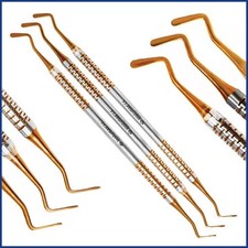 Dental Filling Instrument Flat Plastic Filling Spatula Double Ended