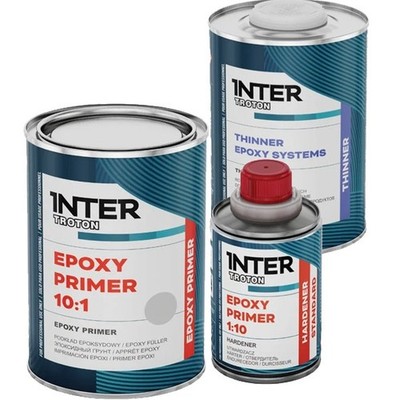 Epoxy Primer 2K Troton 10:1 Epoxid Grundierung 1,1kg Füller Härter Verdünnung 1L
