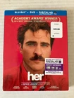 Her Blu-ray 2013 Joaquin Phoenix Spike Jonze Academy Award Winner Combo Pack