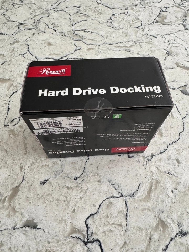 Rosewill Hard Drive Docking Station - RX-DU101 - NEW unopened box - Image 3 of 4