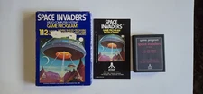 1980 Atari 2600 "Space Invaders" Video Game Blue Box