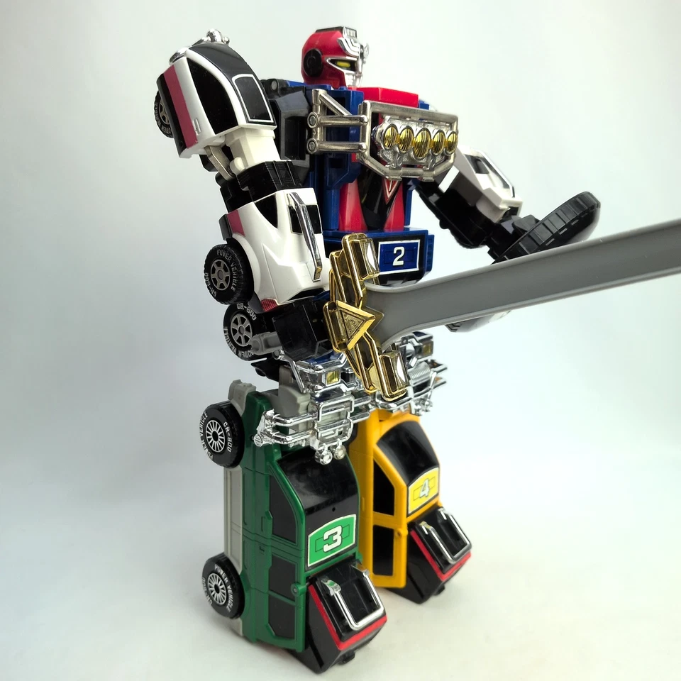 Casa rodante Bandai Power Rangers Turbo Carranger DX ROBO Megazord Foto 4 de 4