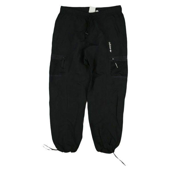 Adidas Track Pants Mens MEDIUM Black Originals Adventure Cargo Parachute Size M