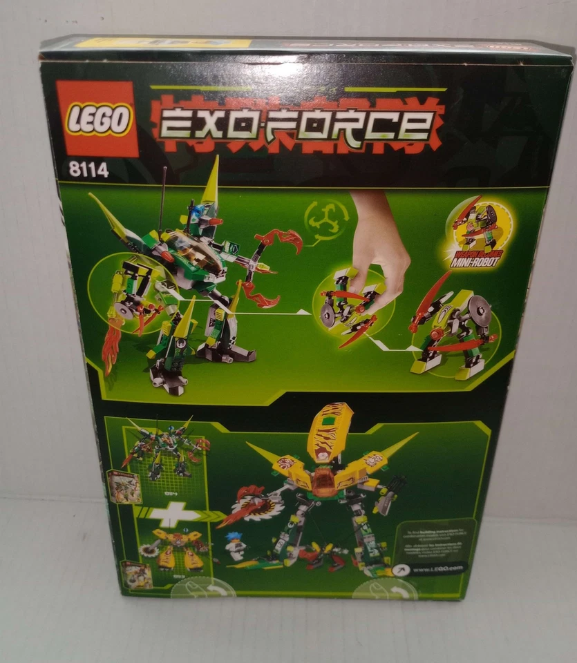 LEGO Exo-Force: Chameleon Hunter #8114 Deep Jungle 188 Pc New/Factory Sealed  - Image 2 of 4