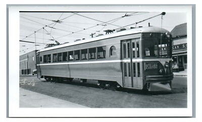LVT LEHIGH VALLEY TRANSIT EASTON LIMITED PA Trolley ALLENTOWN PA 1939 Photo 1
