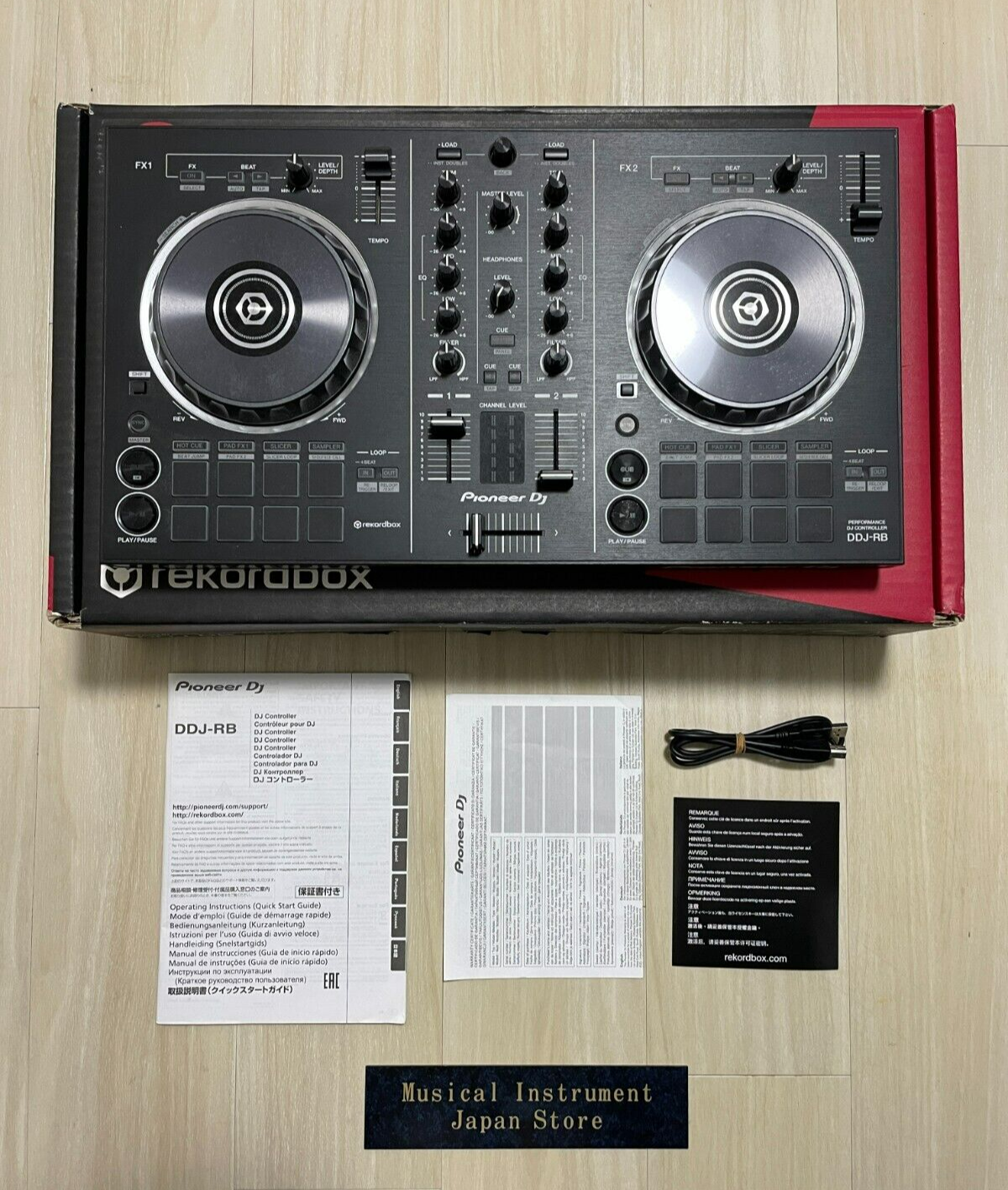 Pioneer DDJ-RB Portable 2-channels DJ Controller for Rekordbox with  Original Box