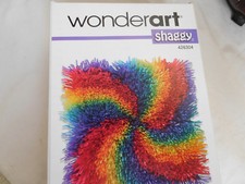 Wonderart SHAGGY LATCH HOOK KIT Pinwheel 12" x 12" NEW unopened