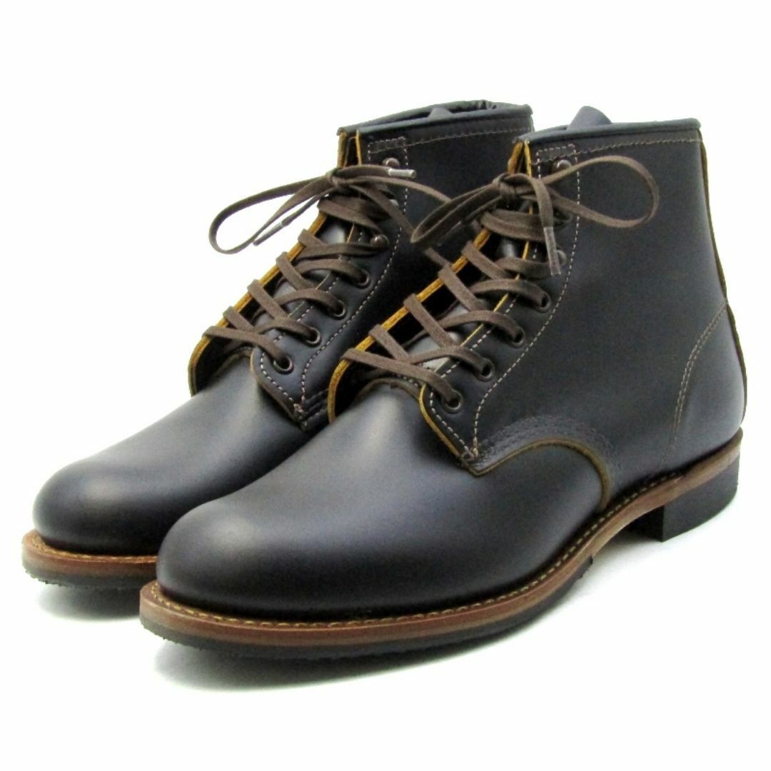 靴 RED WING BECKMAN FLATBOX 9060 US8 26cm Red Wing Heritage Flatbox Beckman 9060 - Black Klondike