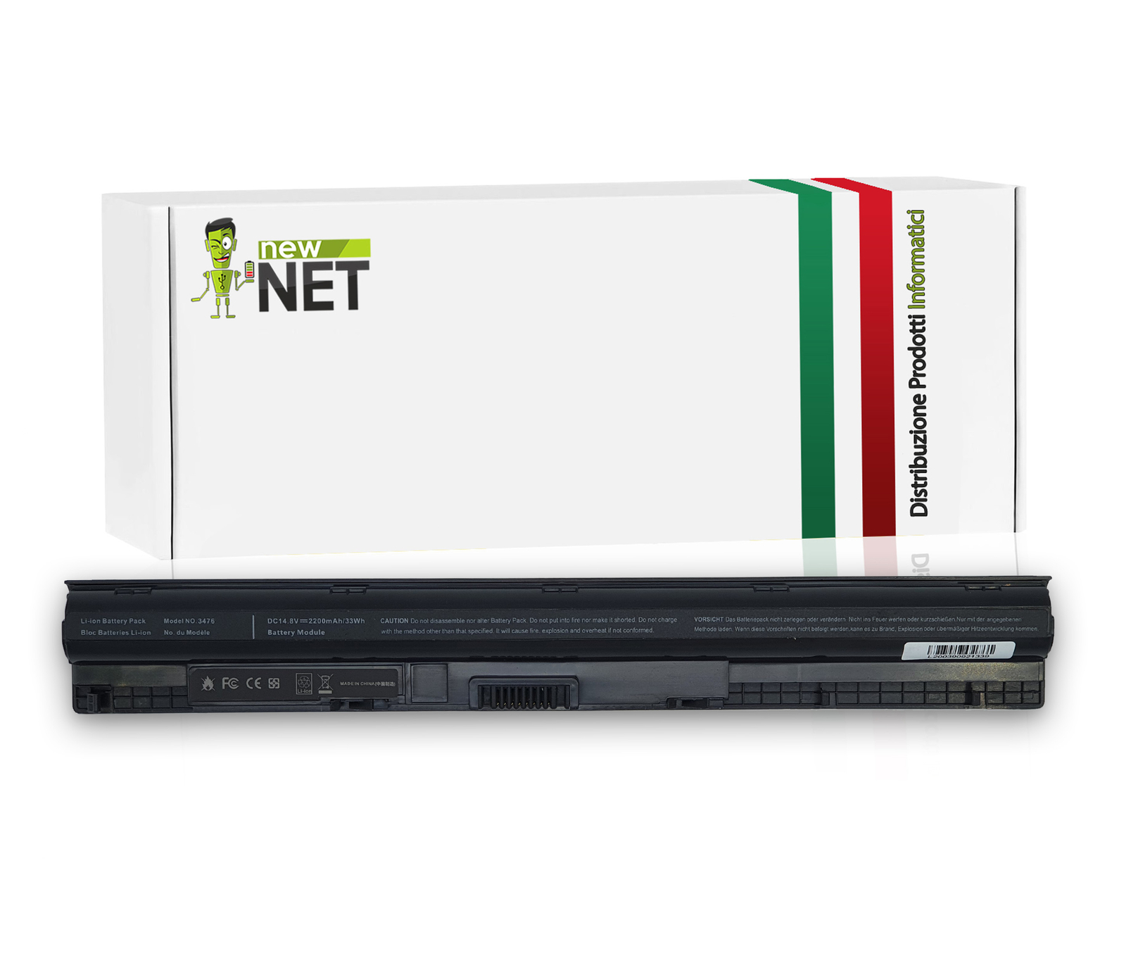 Batteria M5Y1K per Dell Inspiron 15 5000 5558 5555 5552 2600mAh 14.8V