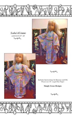 Kimono Pattern for the 16 in Sasha Doll ~ Simply Grace Designs