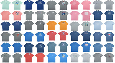 Southern Tide Graphic Print Short Sleeve Crew Neck Men's T-Shirt NWT Pick Style
