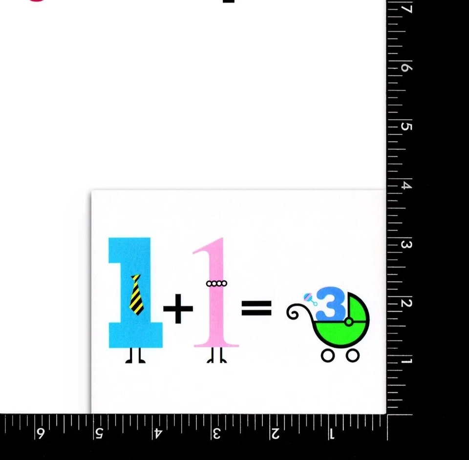 Set of 8 Cute BABY SHOWER Invitation Cards + Envelopes by Party Express Hallmark - Image 4 of 4