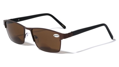 BIFOCAL Men Sunglasses Reading Glasses - Metal Extra Large Reader - 152mm Wide - 第 6/6 張圖片