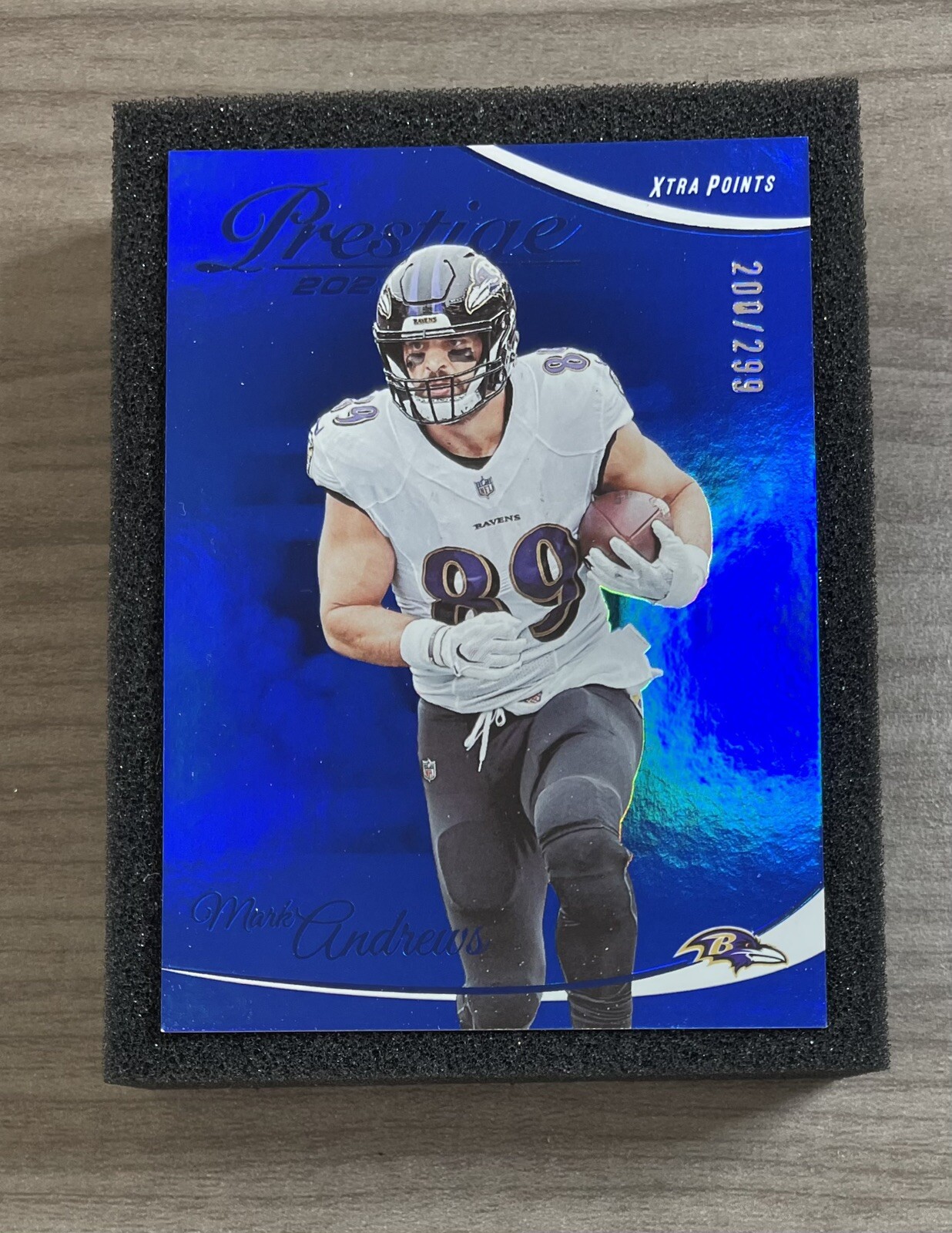 MARK ANDREWS 2023 PRESTIGE #25 BLUE XP (#/299) BALTIMORE RAVENS