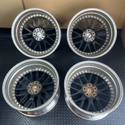 JDM SSR MS1 4Wheels no tires 20x9.5+22 MD 10.5+10 MD 5x114.3 BL | eBay
