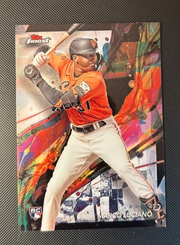 2024 Topps Finest RC Rookie Common #42 Marco Luciano Giants