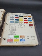 1977 DITZLER BUICK CENTURY ELECTRA RIVIERA SKYLARK PAINT CHIP SWATCH SHEET 