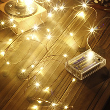 Makion Led String Lights 100 Leds Decorative Fairy Battery Powered String Lights