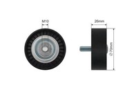 NTY Spannrolle Keilrippenriemen FÜR Alfa Romeo 159 Brera Giulietta Mito SP
