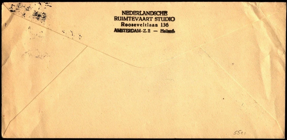 Netherlands 1946 De Bruijn Rocket Phil OH Putten Cover - Minor Crease - L36074 - Image 2 of 2