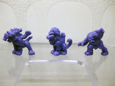 3x Monster In My Pocket - Chimera. Cerebus. Hunchback / 90er Jahre PVC-Figuren